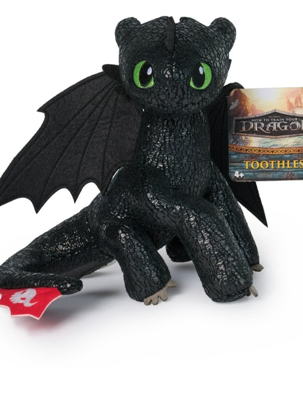Dreamworks Dragons How to Train Your Dragon Toothless Plush Toy, 8" collectibles